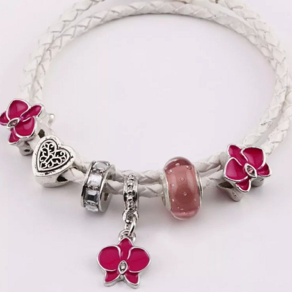 Bundle of bracelets.